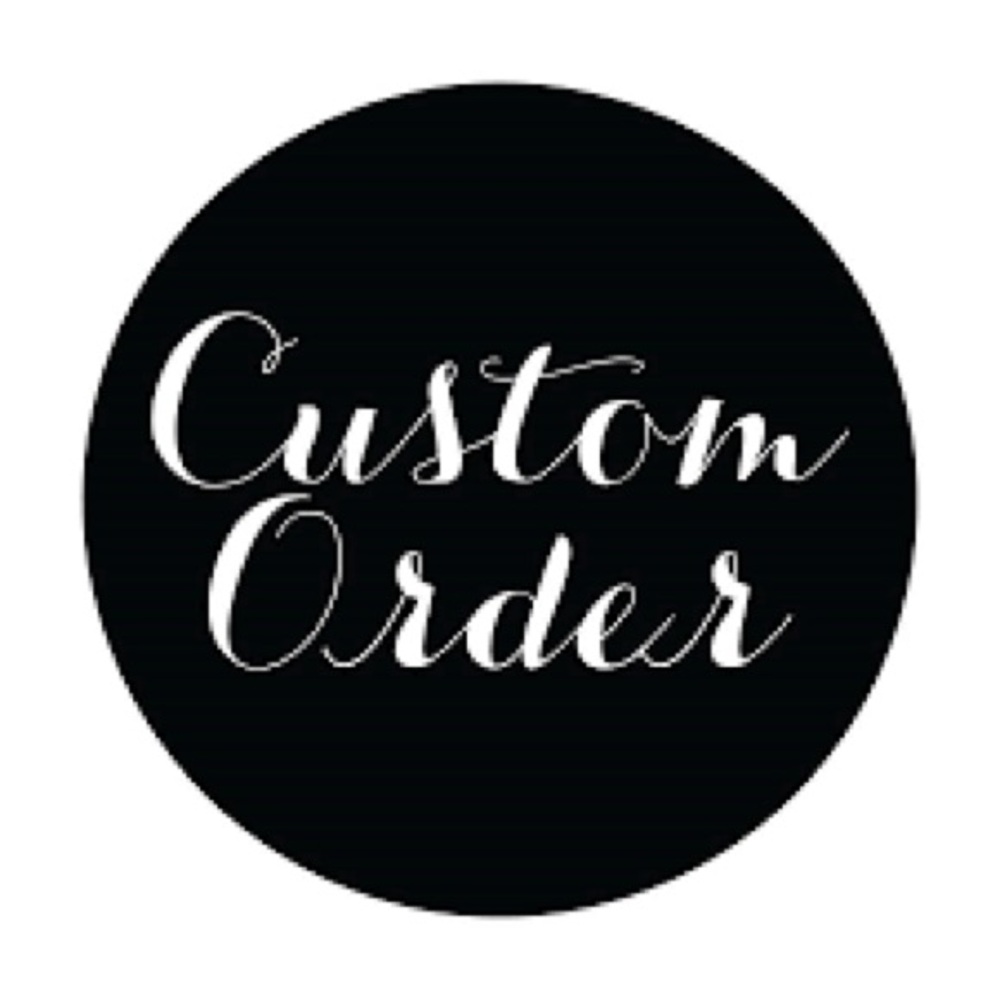 Custom Order Black Circle Sign